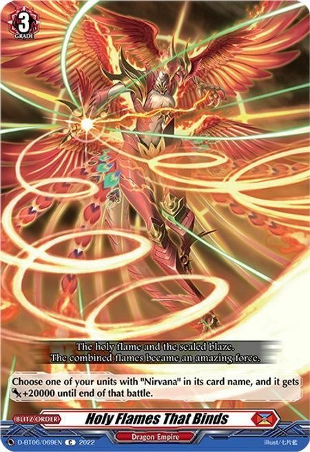 Holy Flames That Binds Card Front