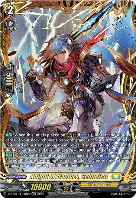 Knight of Fracture, Schneizal [D Format] Card Front