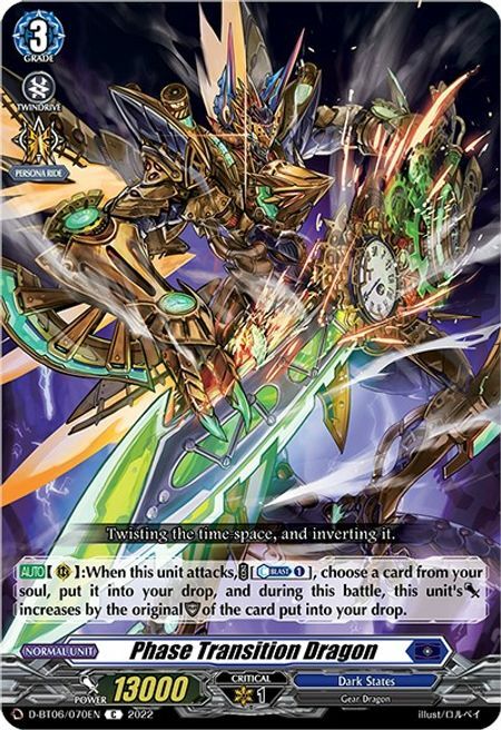 Phase Transition Dragon Card Front