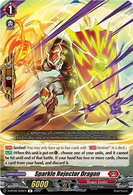 Sparkle Rejector Dragon Card Front