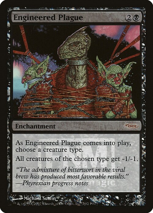 Engineered Plague Card Front