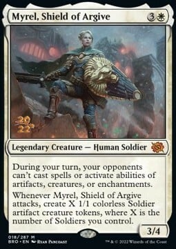 Myrel, Shield of Argive Card Front
