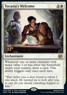 Tocasia's Welcome Card Front