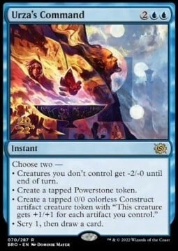 Urza's Command Card Front