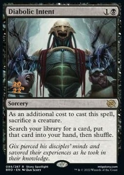 Diabolic Intent Card Front