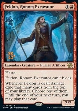 Feldon, Ronom Excavator Card Front
