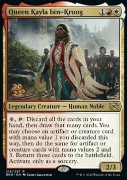 Queen Kayla bin-Kroog Card Front