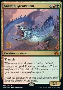 Sarinth Greatwurm Card Front
