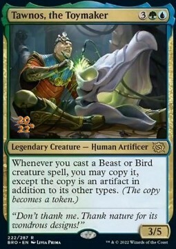 Tawnos, the Toymaker Card Front