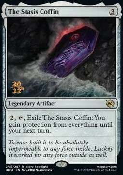 The Stasis Coffin Card Front