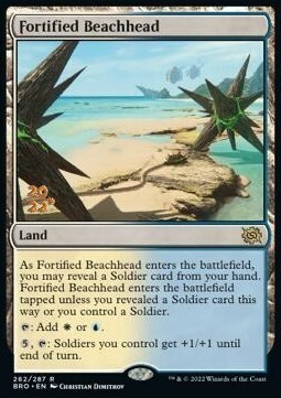 Fortified Beachhead Card Front