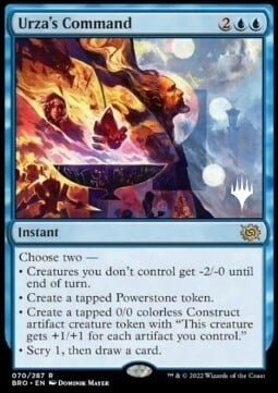 Urza's Command Card Front