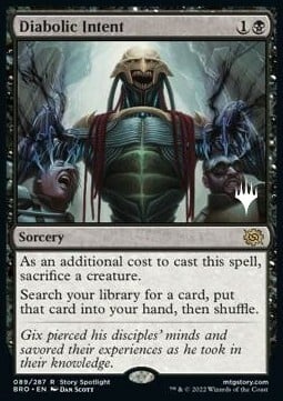 Diabolic Intent Card Front