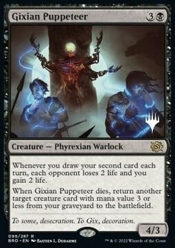 Gixian Puppeteer Card Front