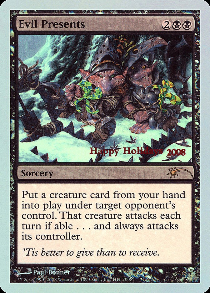 mtg happy holidays cards A Cardboard Christmas: Exploring Magic: The Gathering's Happy Holidays Cards