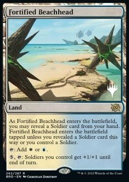 Fortified Beachhead Card Front