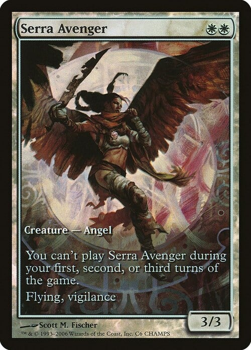 Serra Avenger Card Front