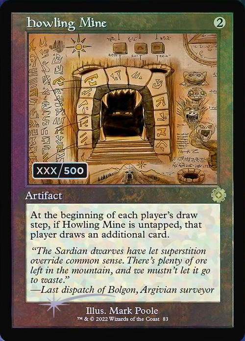 Howling Mine Card Front