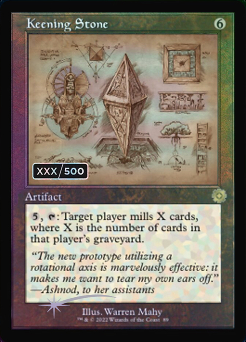 Keening Stone Card Front