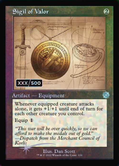 Sigil of Valor Card Front