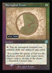 Springleaf Drum · Serialized Double Foil 118s