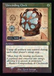 Unwinding Clock · Serialized Double Foil 124s