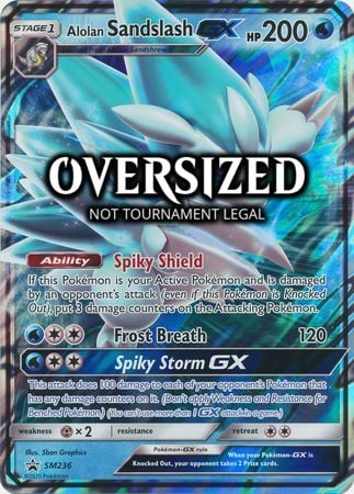 Alolan Sandslash GX [Spiky Shield | Frost Breath | Spiky Storm GX] Card Front