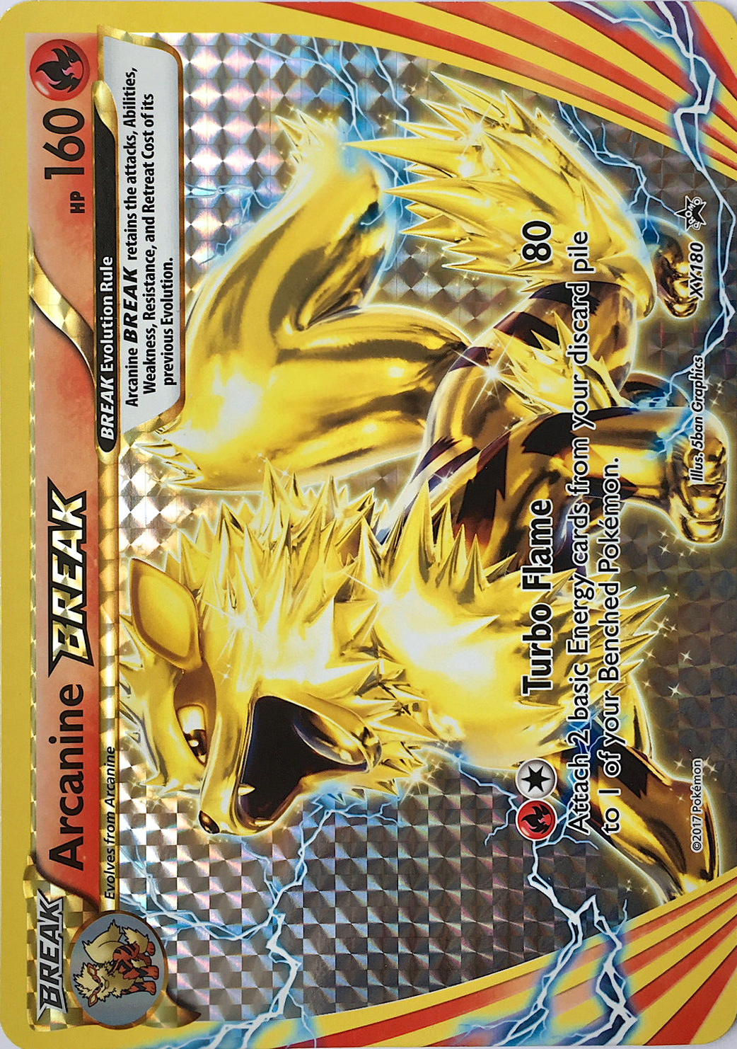 arcanine break pokemon card value Pokemon Card - XY Promo #XY180