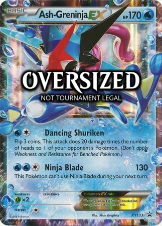 Ash-Greninja EX [Dancing Shuriken | Ninja Blade] Card Front