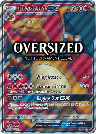 Charizard GX [Wing Attack | Crimson Storm | Raging Out GX] Frente