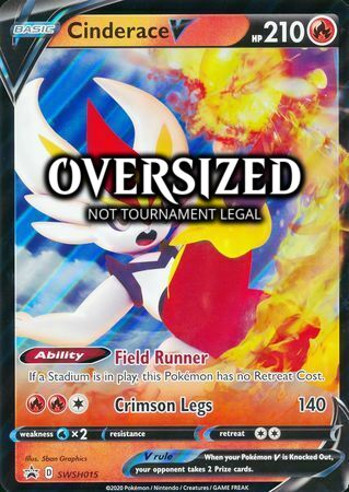 Cinderace V Card Front