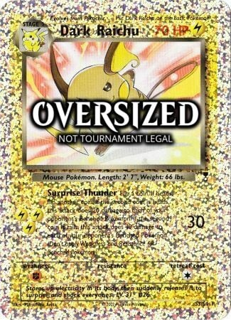 Dark Raichu Card Front