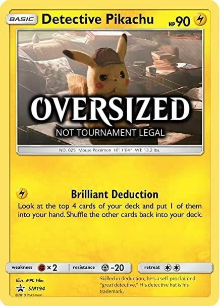 Detective Pikachu Card Front