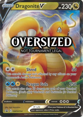 Dragonite V Card Front
