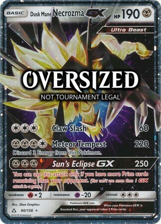 Dusk Mane Necrozma GX Card Front