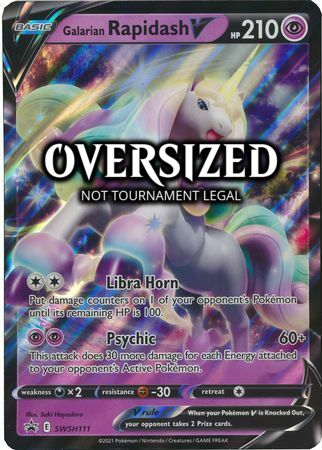 Galarian Rapidash V Card Front