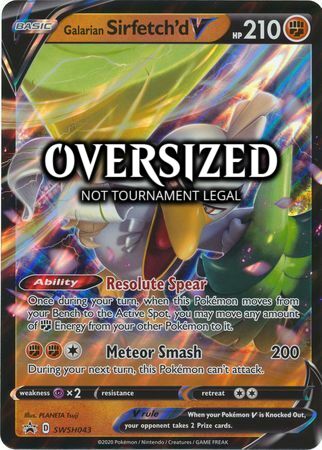 Galarian Sirfetch'd V Card Front