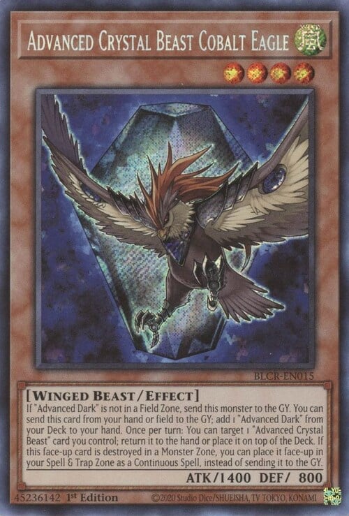 Advanced Crystal Beast Cobalt Eagle Card Front