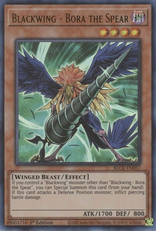 Blackwing - Bora the Spear Card Front