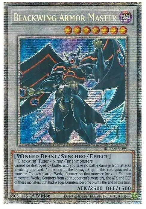 Blackwing Armor Master Card Front