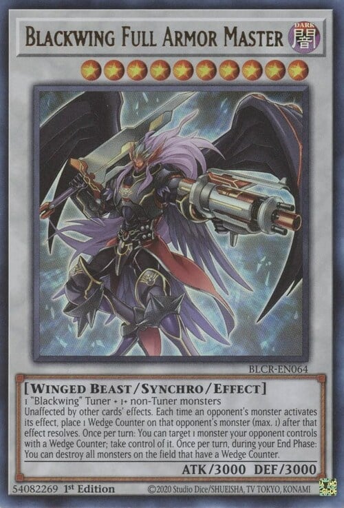 Blackwing Full Armor Master Card Front