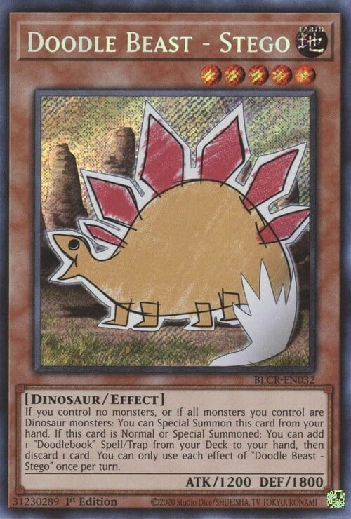 Doodle Beast - Stego Card Front
