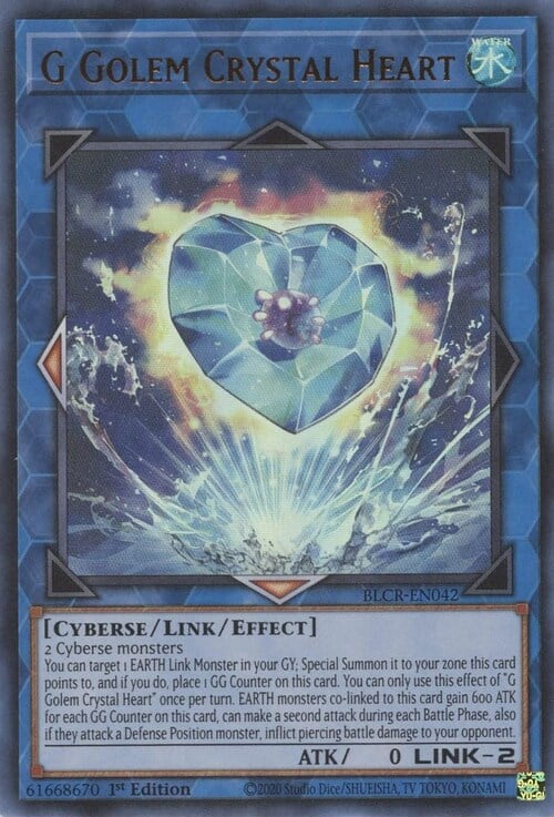 G Golem Crystal Heart Card Front