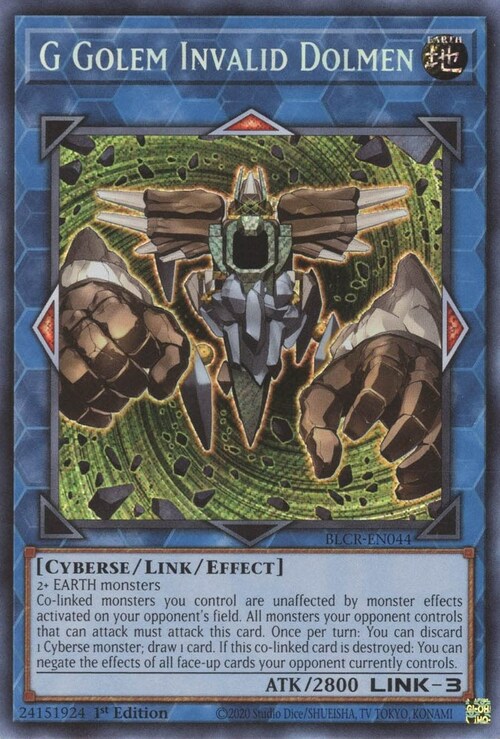 G Golem Dolmen Invalido Card Front