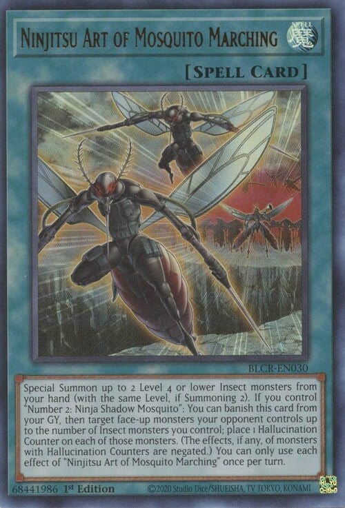 Ninjitsu Art of Mosquito Marching Card Front
