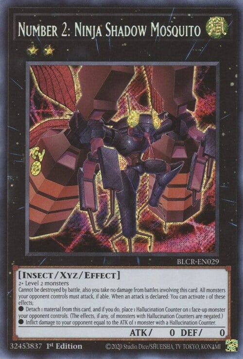 Number 2: Ninja Shadow Mosquito Card Front