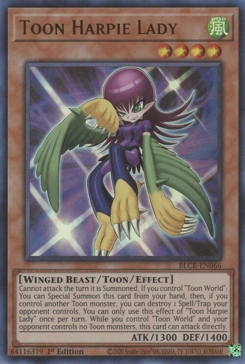 Toon Harpie Lady Card Front