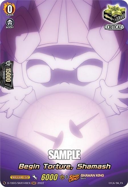 Begin Torture, Shamash [D Format] Card Front