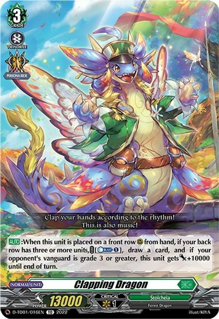 Clapping Dragon [D Format] Frente