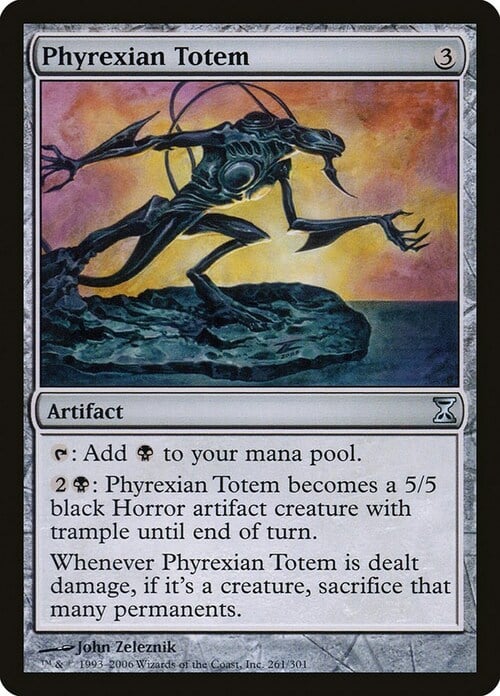 Totem di Phyrexia Card Front